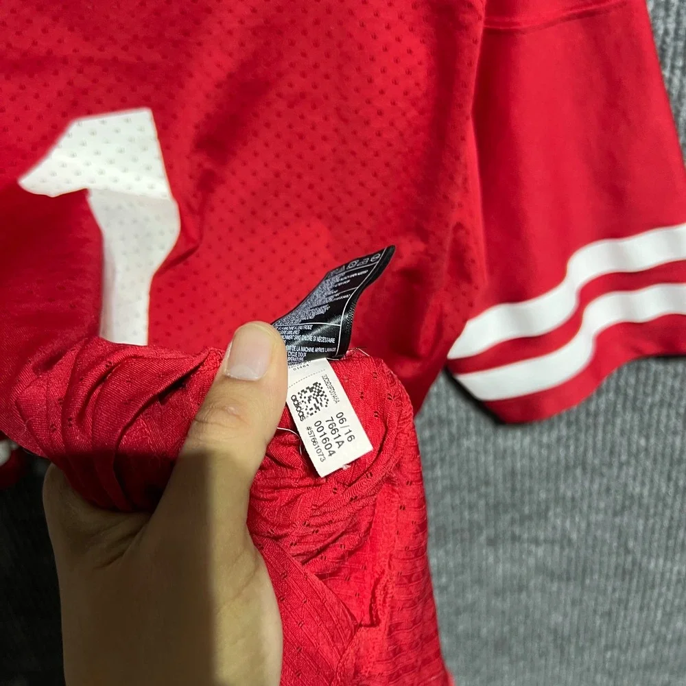 Adidas Nebraska Huskers Football Jersey Mens Medium Red NCAA Number 1 Mesh Shirt